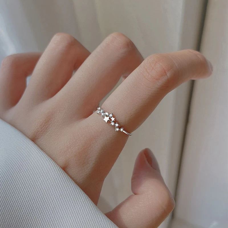 Star Sterling Silver Ring