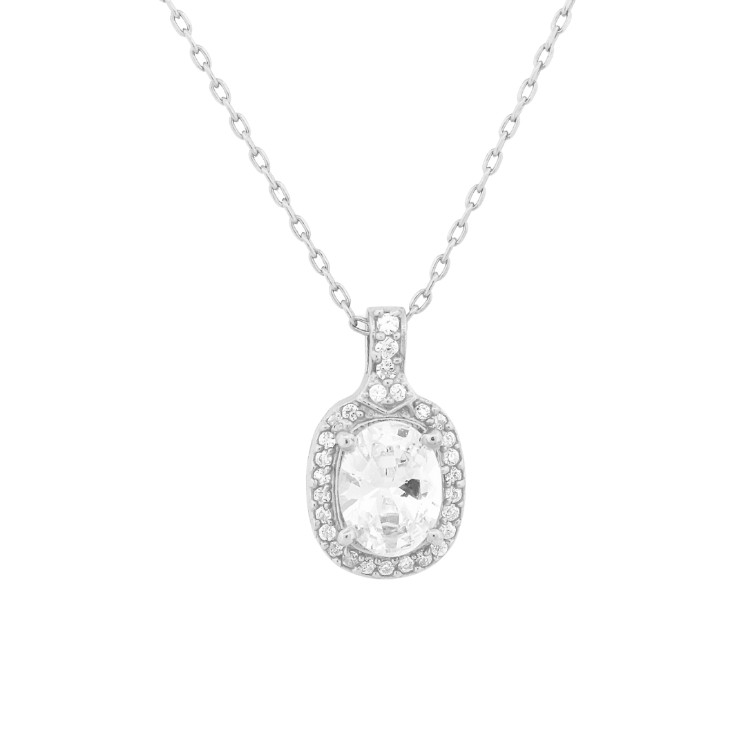 silver chain pendant